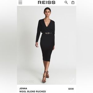 Reiss lightly worn XS knitted dress